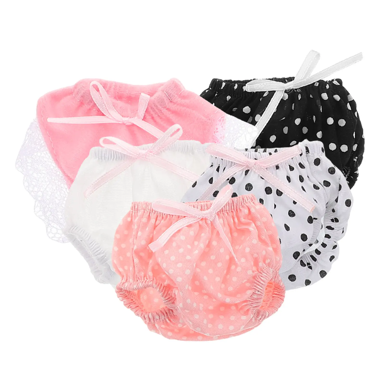 

Набор из 5 мини-трусиков из мягкого моющегося полиэстера для ролевых игр, развивающих воображение и веселых занятий