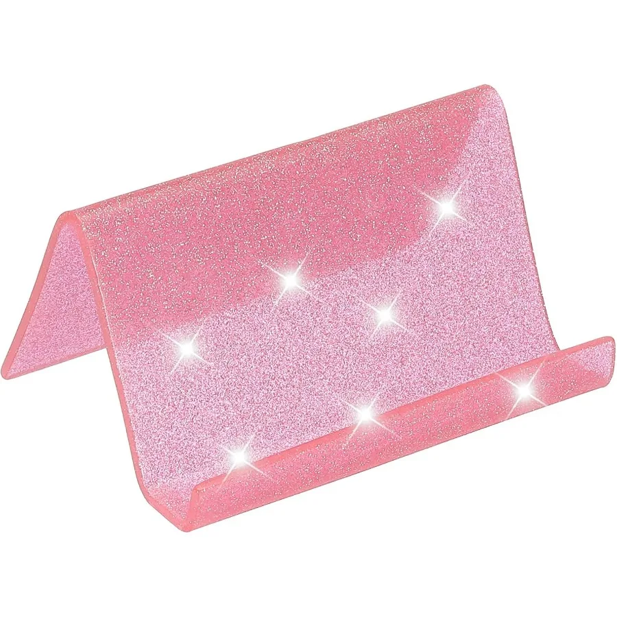 حامل بطاقات عمل PATIKIL للمكتب، حامل بطاقات عمل أكريليك، حامل بطاقات لامع، حامل منظم، عرض البطاقات لمعرض المكتب #1