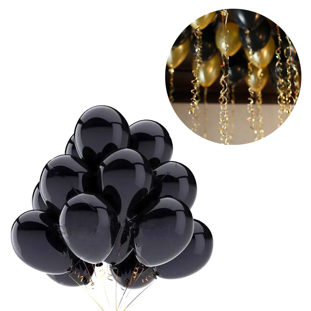 

12Pcs Latex Balloons Set 12 Inch Durable Thickened Birthday Party Decoration Balloons Kit with 10m Ribbon Party Favors