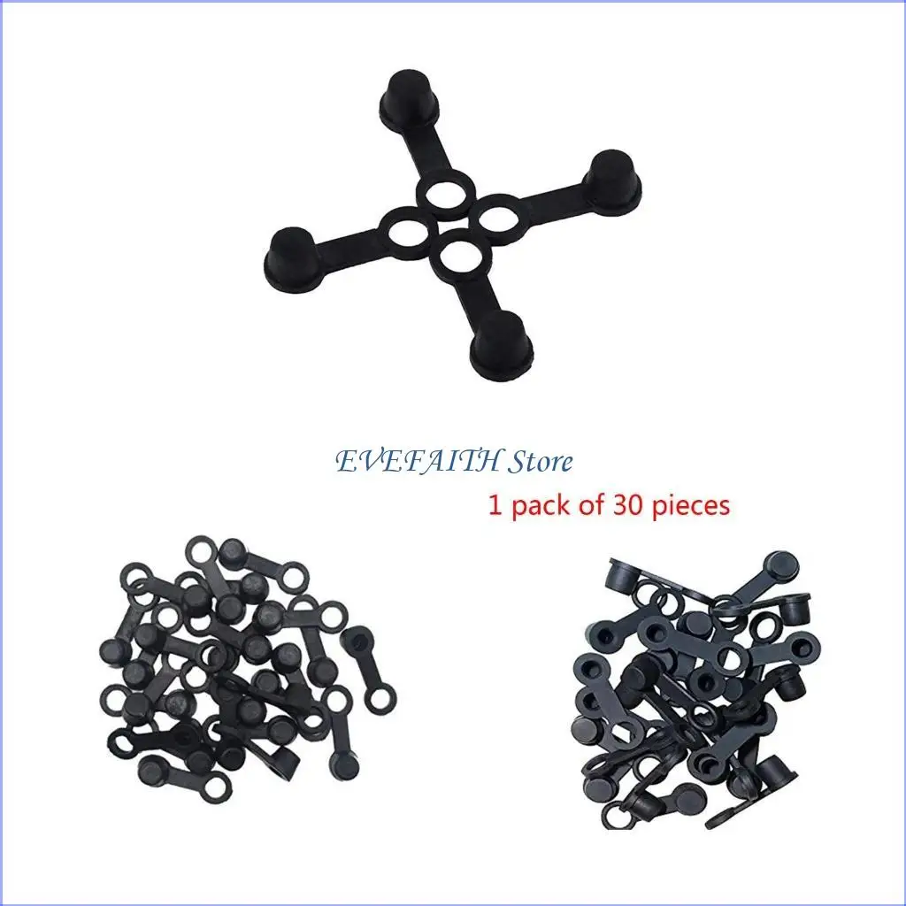 124B 30pcs/مجموعة دراجة نارية نزيف نزيف Hydraulic Discist Dipber Rubber Rupber Cover Cover Cover Exclues