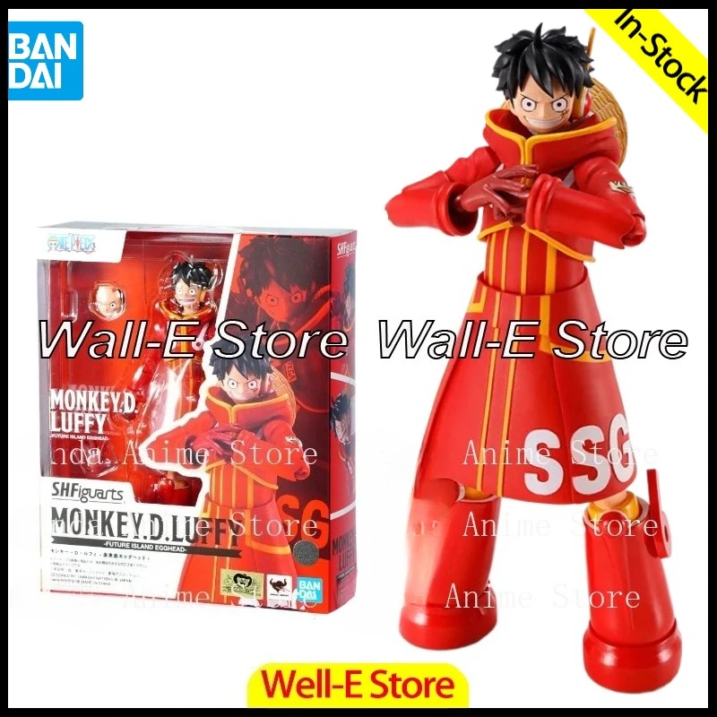 

In shock Bandai S.H.Figuarts One Piece MONKEY.D.LUFFY FUTURE ISLAND EGGHEAD Finished Model Anime Action Figure Toys Gifts