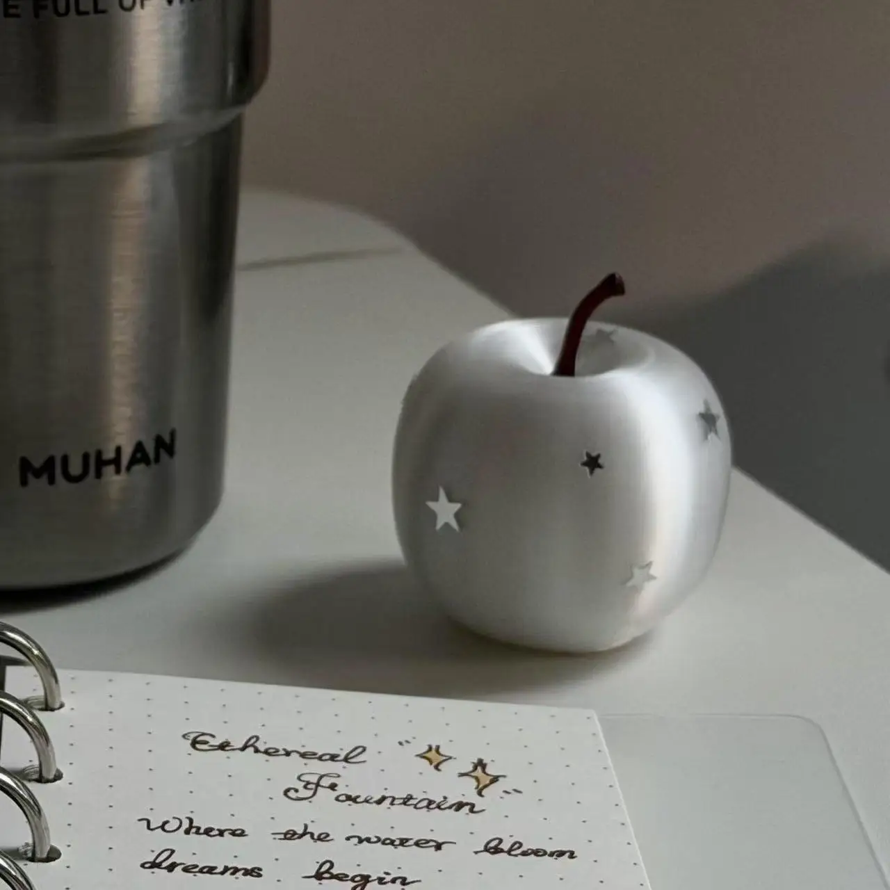 3D Printing Apple Anguo Car Pendant Korean Ins niche High-End Girl Pendant Simple Keychain Accessories