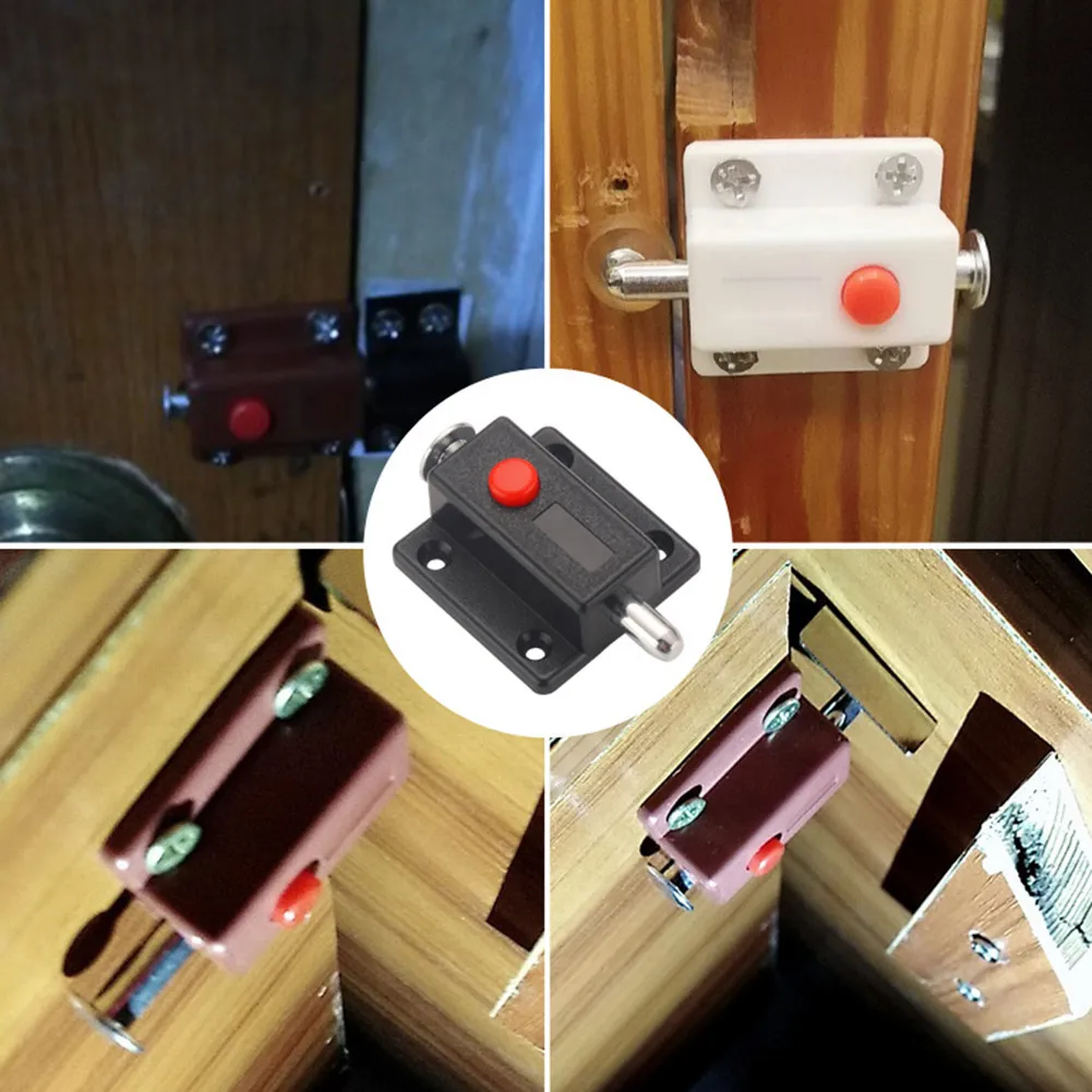 Conjunto de trava de parafuso de bloqueio slide kit de ferragem de captura deslizante armário de segurança segura 20 peças móveis anti-roubo novo