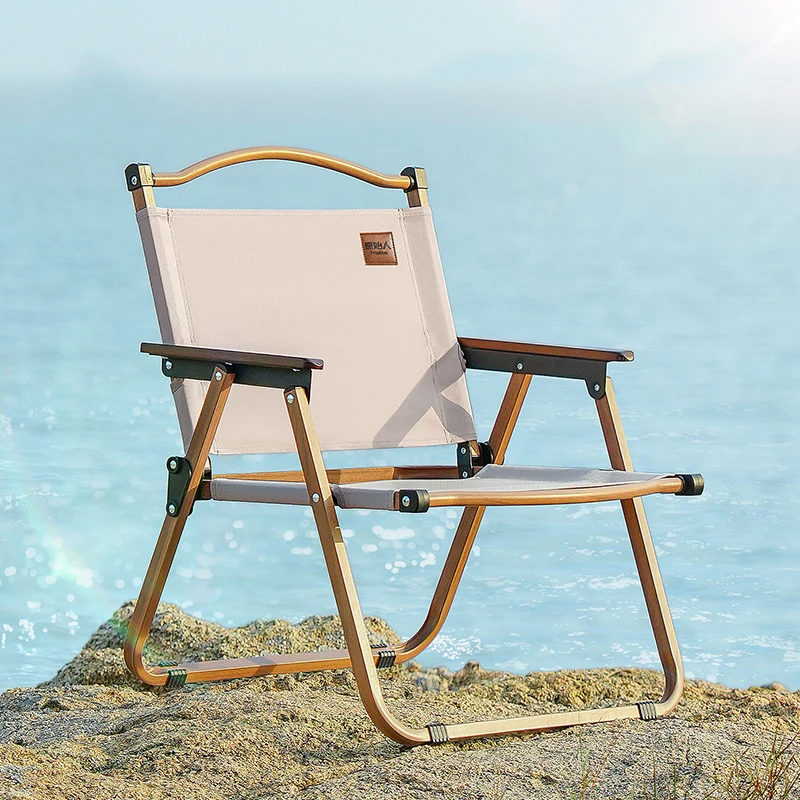 PRIMITIVE Folding Camping Chair Heavy Duty 190kg Capacity Portable Breathable Outdoor Camping Picnic Beach Backyard