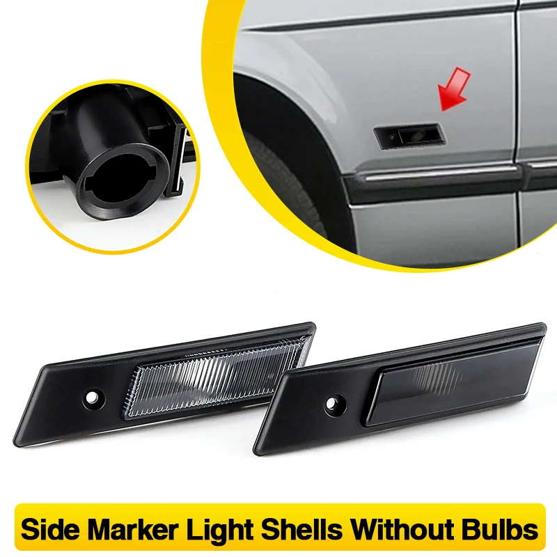 

2 шт. только корпуса автомобильного индикатора крыла, чехлы для BMW 3 серии E36 5 серии E34 7 серии E32 OEM # 63 13 8 357 047