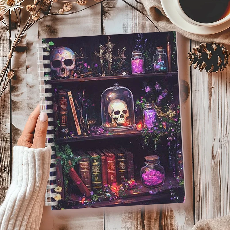 Apothecary Notebook Gothic Witch Journal Witchy Gift Botanical Dark Academia Book Witchcraft Cottagecore Magic Alchemists Locker