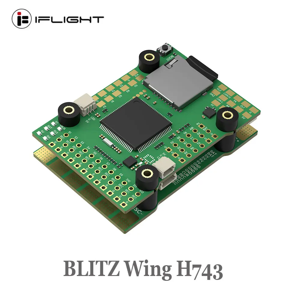 IFlight BLITZ Wing 비행 컨트롤러, RC FPV 고정익 드론용 H743