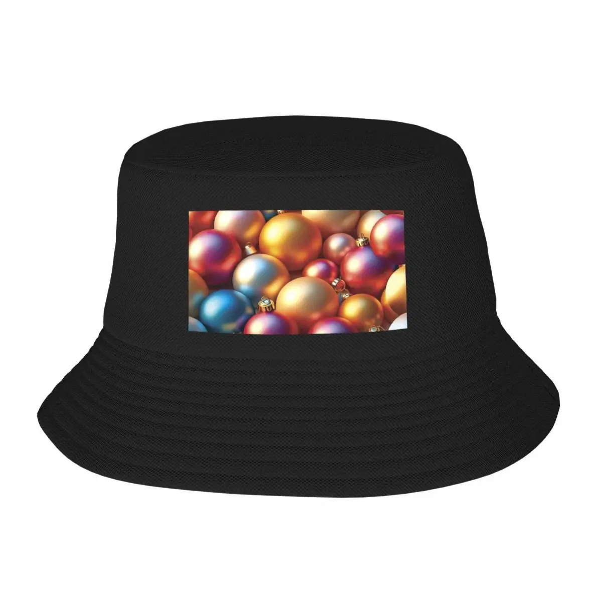 

CHRISTMAS ALLOVER Bucket Hat summer hats Hats Baseball Cap fashionable Streetwear Women's Hats For The Sun Men's