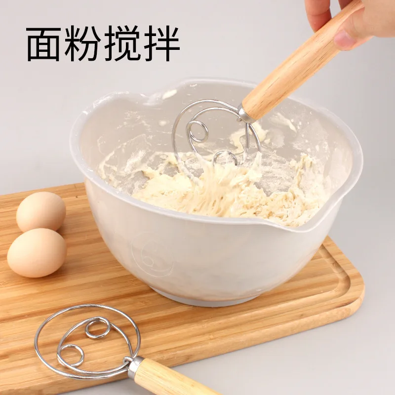 New Cake Tool Danish Dough Whisk Stainless Steel Dutch Bread