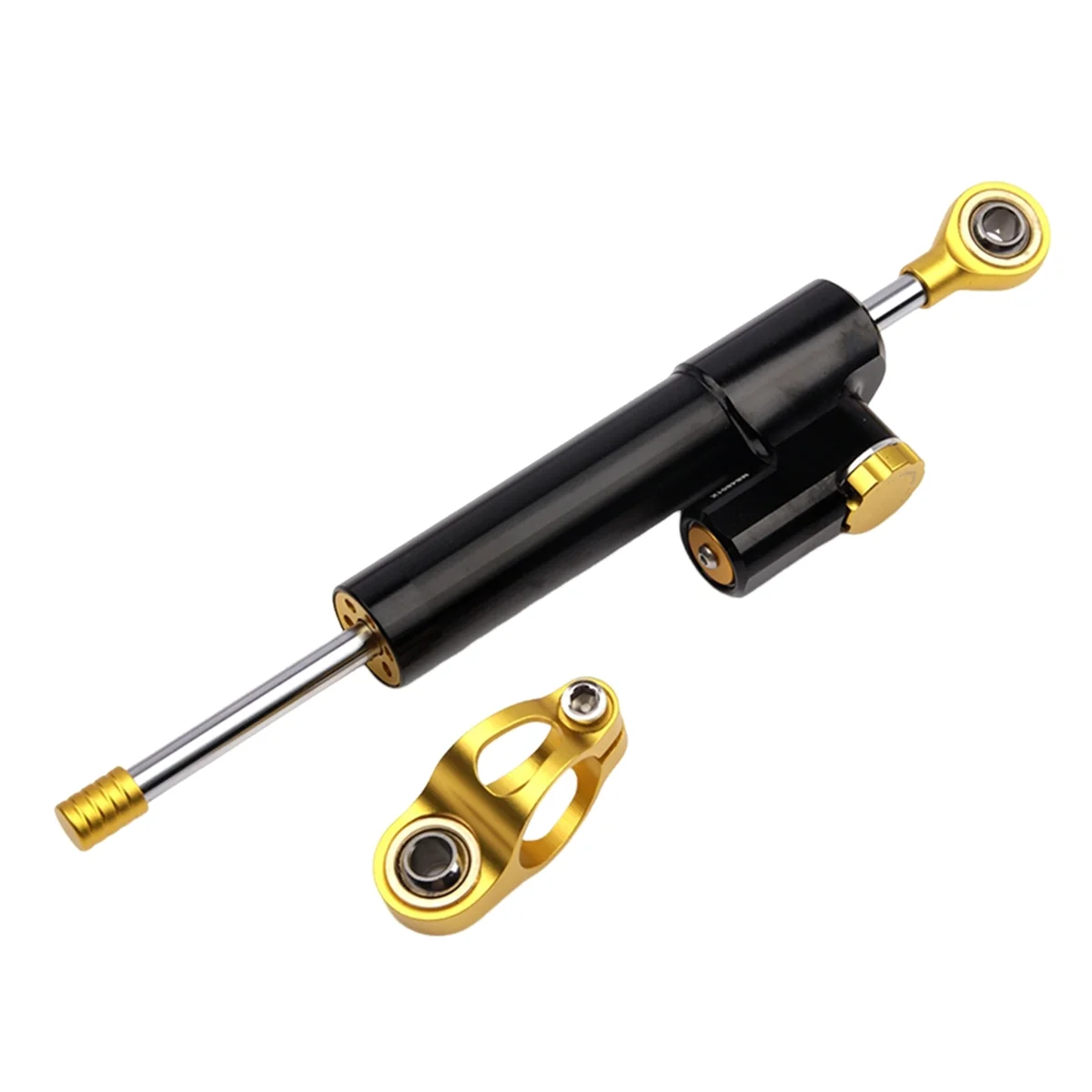 

Motorcycle Direction Damper Steering Stabilize Safety Control for Yamaha Honda Suzuki Ducati Kawasaki Black Gold -A74F