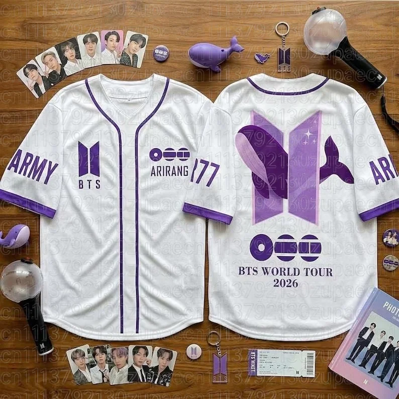 Koreanische Boyband Sommer-Bestseller Fan-Support T-Shirt Bequem Modisch Schnelltrocknend Geschenk Familien-Partnerlook 2026 – Detail 4