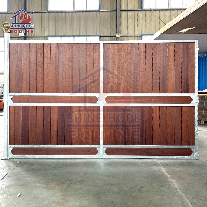 Beautiful Bamboo Side Back Panel Horse Stable Side Partition Panel