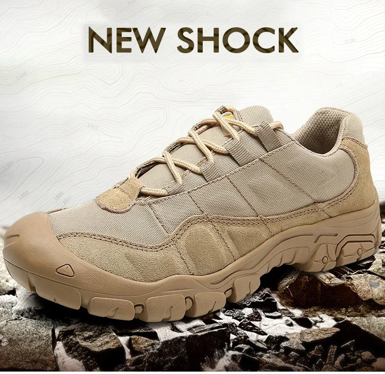 

Outdoor Men's Hiking Shoes Waterproof Breathable Wear Resistant Boots Desert Training Sneakers Non-slip Shoes