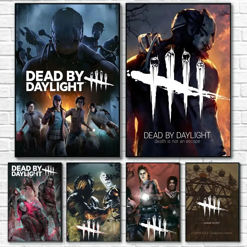 

Постер Classic Games D-Dead by D-DaylightS, декор для стен комнаты, водонепроницаемые наклейки для украшения дома, бара, спальни