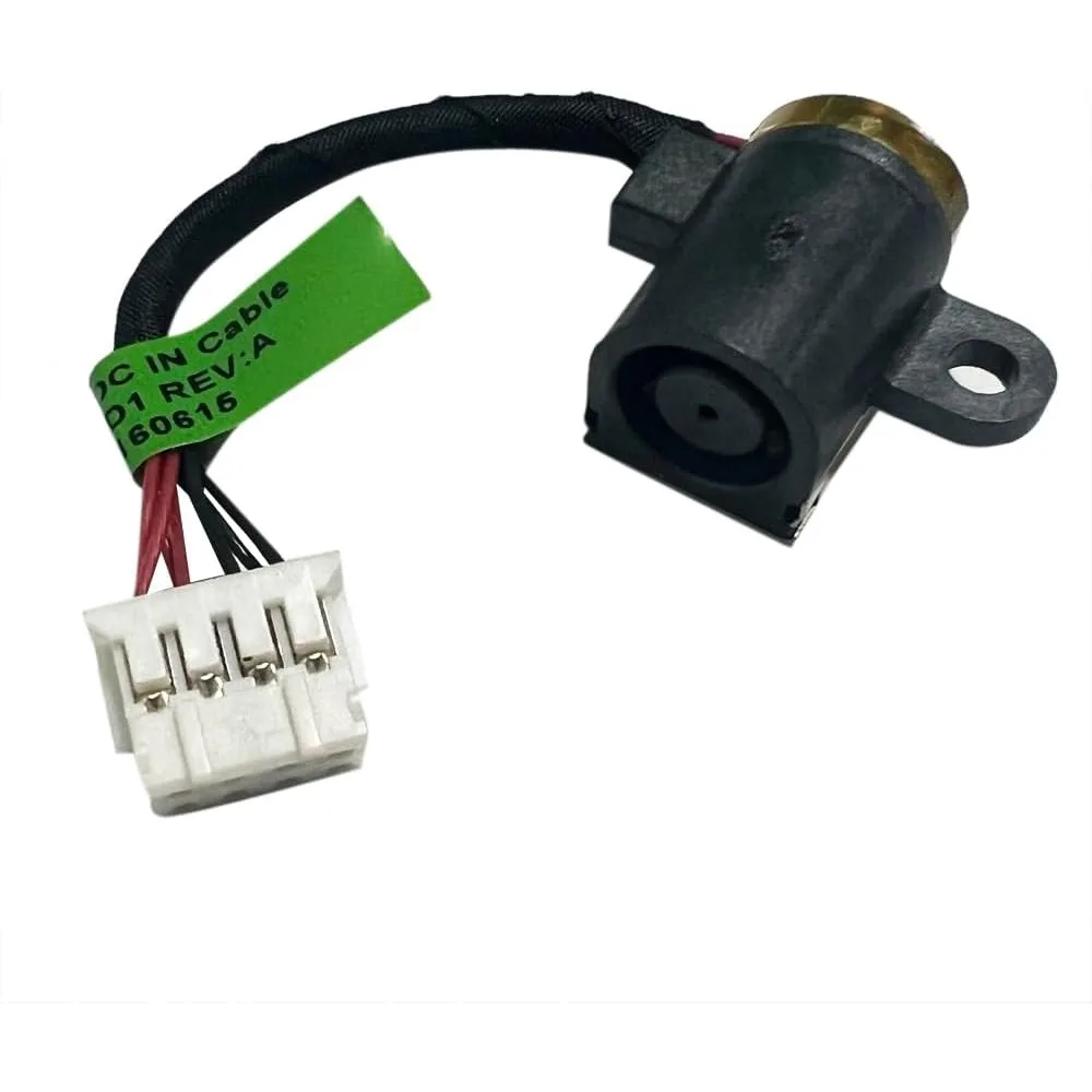 90W DC in Power Jack Charging Port Cable Connector Harness for HP ProBook 650 655 640 645 G1 727812-SD1 727812-FD1 727812-YD1
