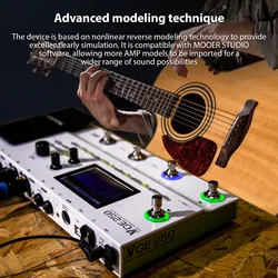 MOOER Guitar Effect Pedal Speaker Simulation Guitar Integrated Effect MIDI Interface with 60 Drum Beat 10 Metronome Delay Reverb