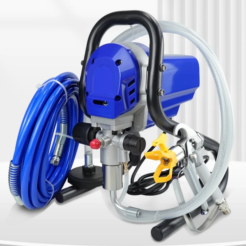 750W High-pressure Airless Paint Sprayer 3300PSI High Efficiency Electric Airless Spraying Machine XIAOJIANG2900 Fine and Even Painting Effect Handheld Paint Sprayers for Home Interior and Exterior Furniture and Fences