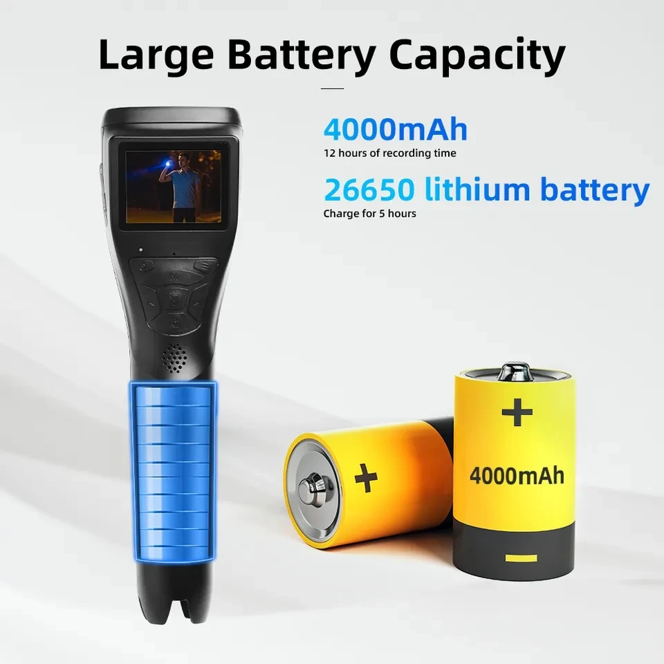 Full HD Viagem Flash Lanterna, Handy Video Camera, Qualidade Atacado