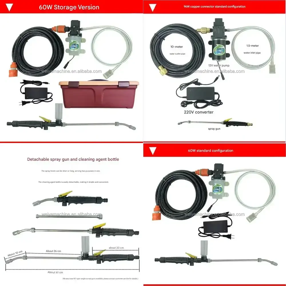 Equipo de Lavado de Autos 2026, Máquina Profesional de Limpieza de Aires Acondicionados 220V, Limpieza, Enjuague y Lavado de Autos