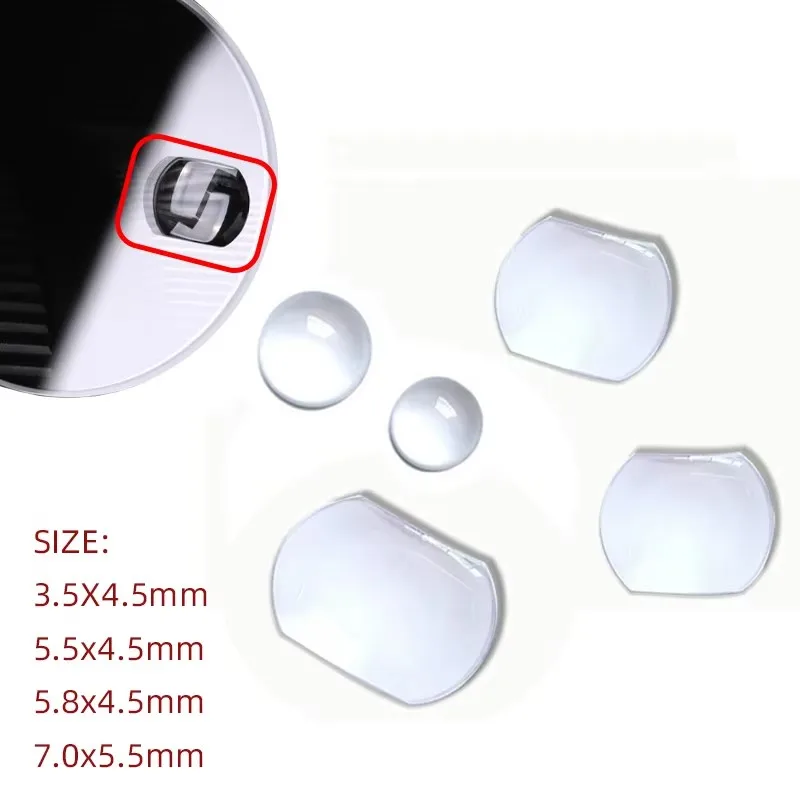 Free shipping Magnifier For Tudor Rolex Water Ghost With 7.0*5.5mm 5.8*4.5mm Watch Glass Lens Sapphire Swiss Glass Date Window