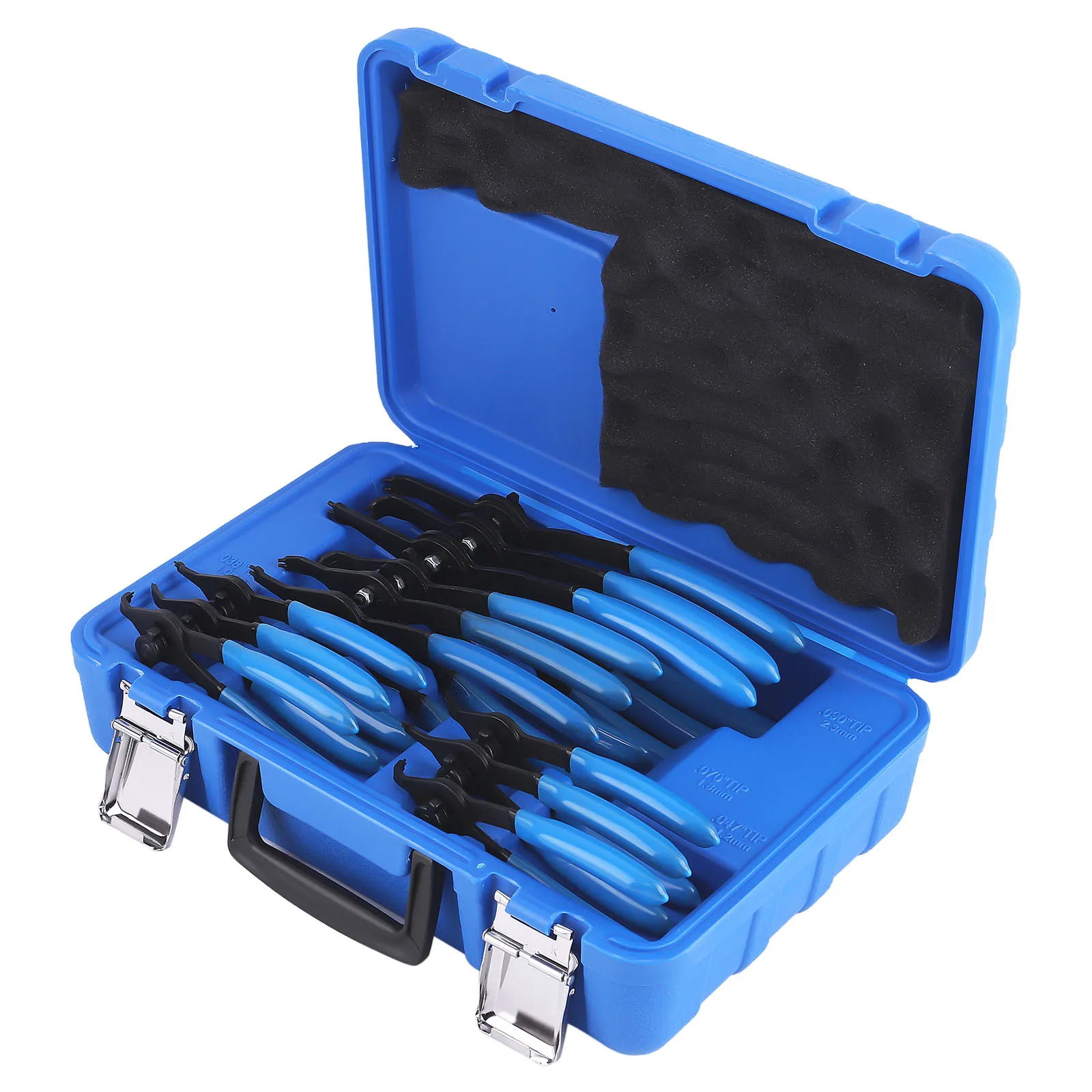 12X Versatile Retaining Snap Ring Pliers set Heavy Duty Fixed Tip Universal