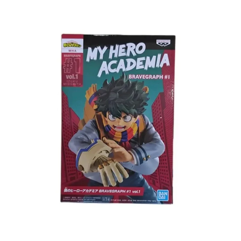 متوفر في المخزون الأصلي Banpresto My Hero Academia Bravegraph 14 سنتيمتر Midoriya Izuku Vol.1 عمل نموذج لجسم محاصر لعبة هدية حقيقية