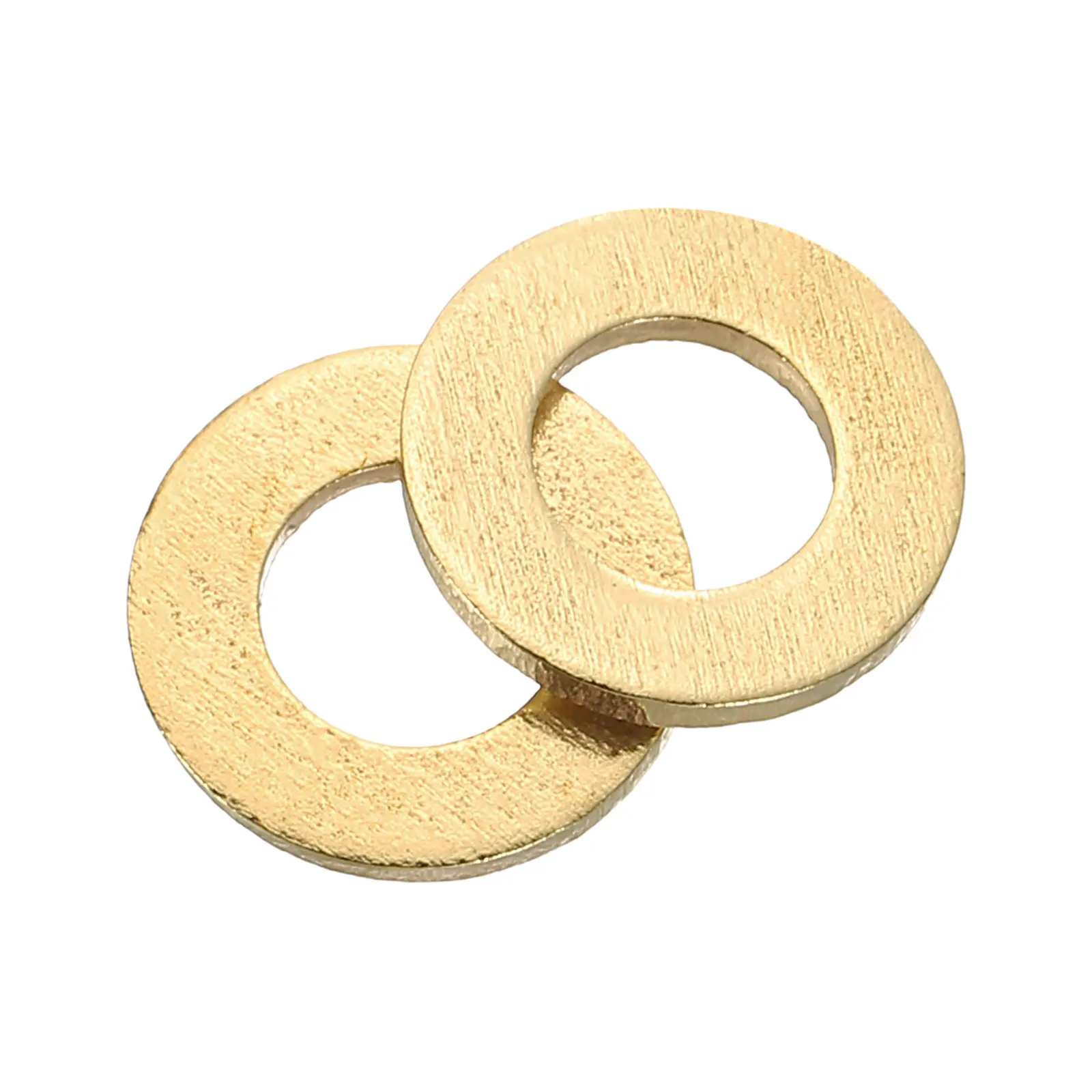 30-240Pcs Washer Copper Ring Flat Washers Metal Sealing Gasket Ring Seal Sealing Solid Gasket Washer for Screws Bolts Nuts M4 M5