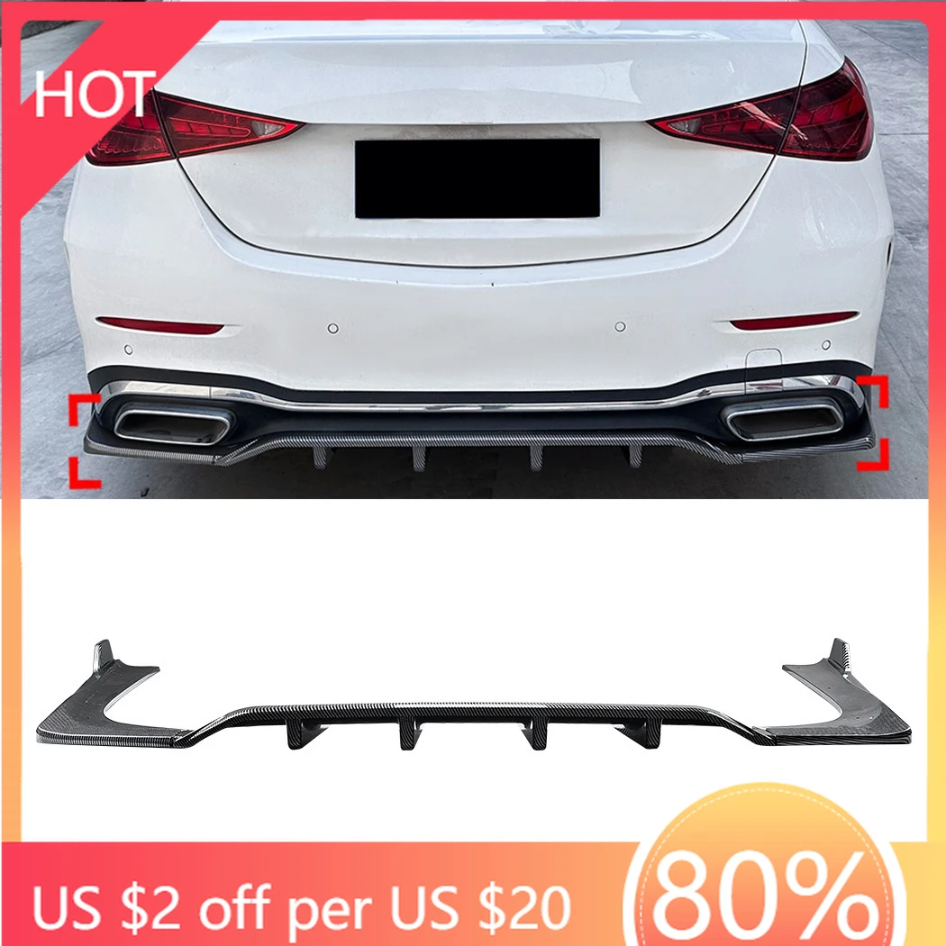 

Бамперы, диффузор, спойлер для губ, защита для Mercedes-Benz C-Class W206 C200 C43 AMG 2022-2025, украшение автомобиля