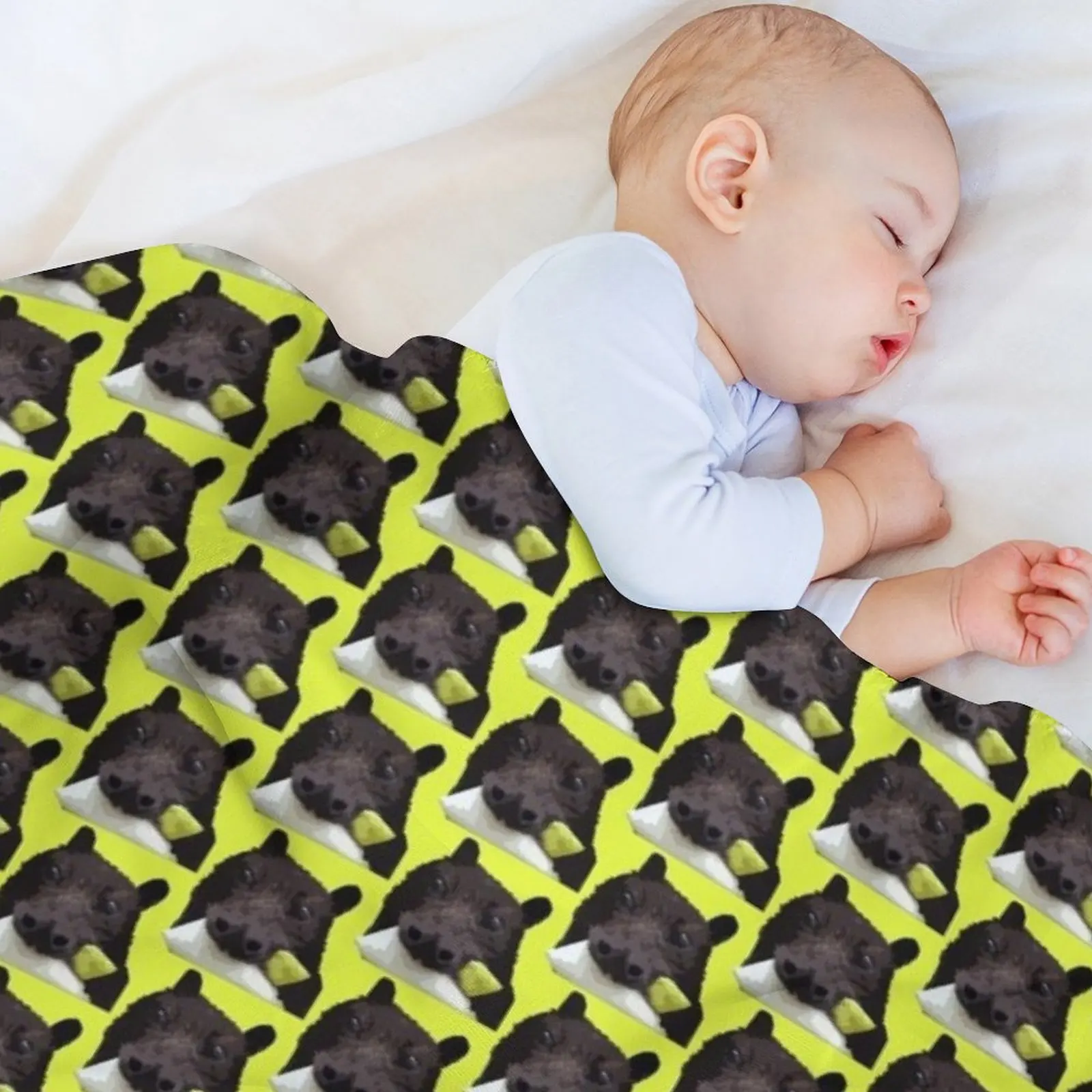 Batzilla- Margo's Pear Face Throw Blanket Thermals For Travel Luxury Decorative Beds For Baby Blankets #3