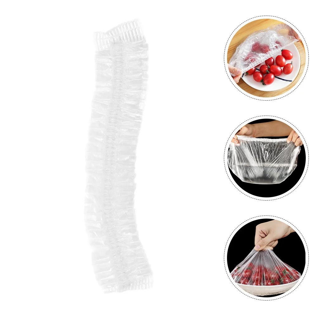 

200pcs Anti-Odor Bowl Cover Elastic Food Storage Covers For Kitchen Stretch Plastic Wrap Fruits Vegetables Leftovers&