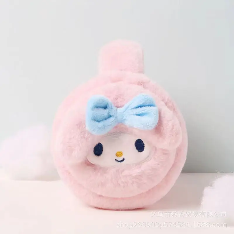 Miniso Sanrio ear cups warm new anti-freeze Yugui Dog Merlot ear cup plush Kulomi ear cups