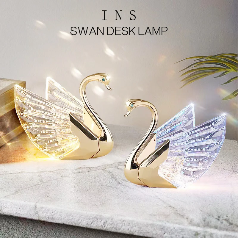 

Light Luxury Desk Lamp Girls Atmosphere Decorative Nordic Bedside nachtlicht lampe lampen lamparas decorativas luminious