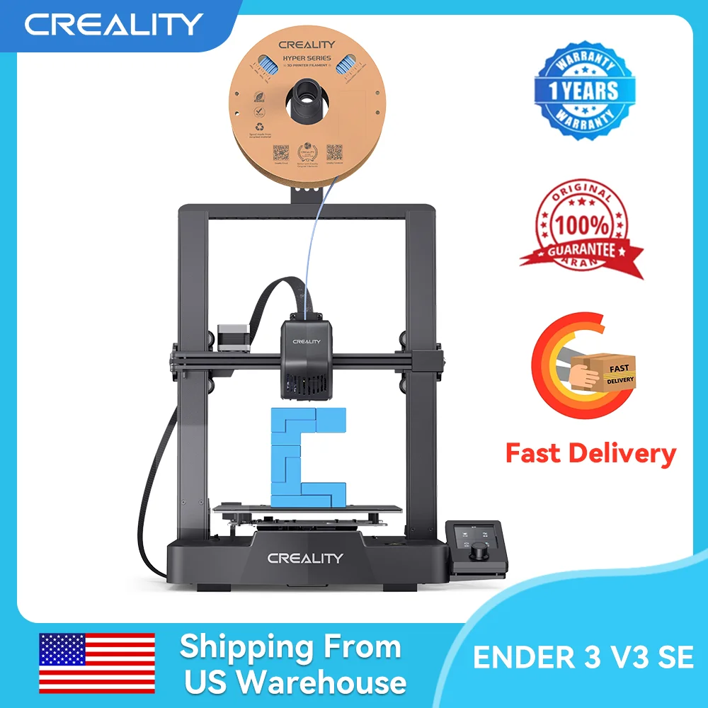 Creality Ender 3 V3 SE 3D Printer Auto Leveling Sprite Extruder PC Spring Steel 250mm/s Fast Printing