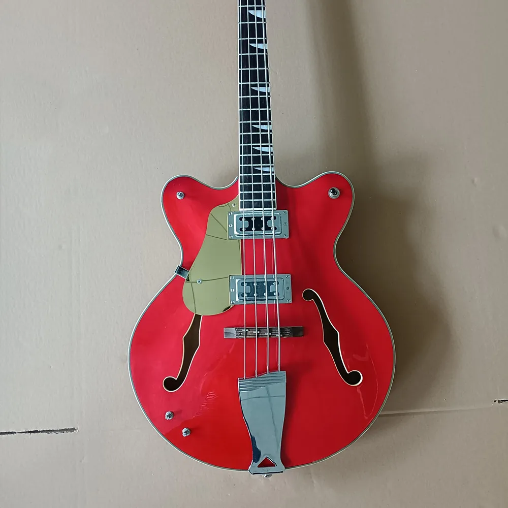 Electric Guitar Bass 4-string left-handed Red