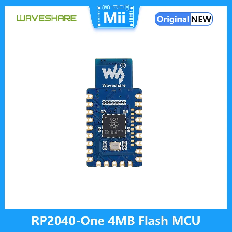 Waveshare RP2040-One, 4MB Flash MCU Board Based On Raspberry Pi RP2040 Suitable For SMD Applications