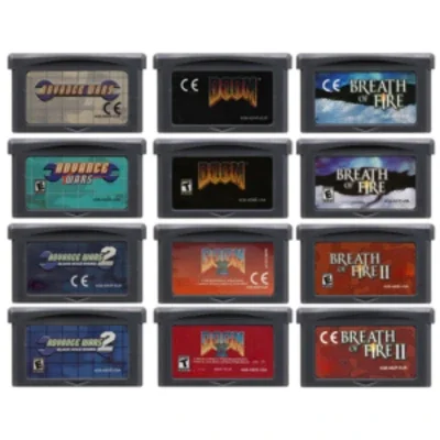 

Игровая карта GBA: Advance Wars/Breath of Fire/Kirby/Super Street Fighter Series, 32-битная карта для игровой консоли GBA SP NDS