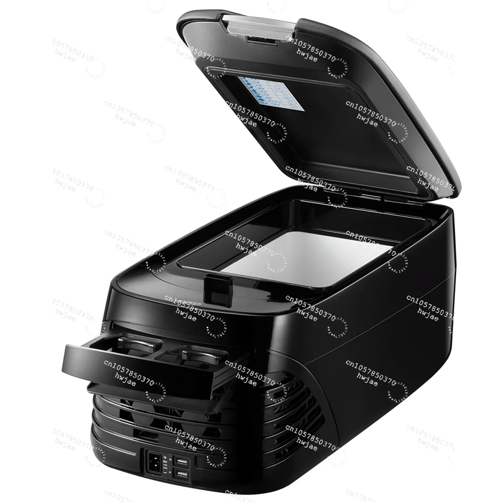 

Mini Armrest Car Refrigerator 12V 24V Portable Small Car Fridge Freezer 8L Compressor Car Refrigeration Armrest Fridge