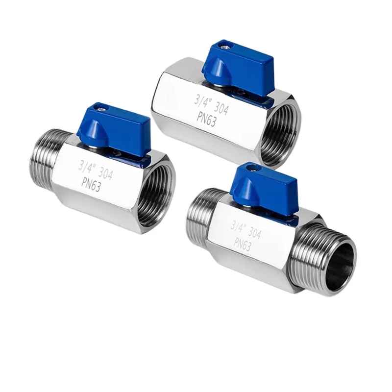 304 Outer Wire Pagoda Mini Valve Double Inner Wire Switch Valve Connector Inner and Outer Screw