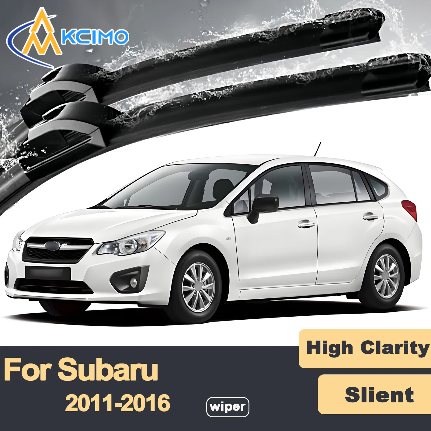 

Premium Rubber Durable Silent Windshield Wiper Blades 2pcs for Subaru Impreza GJ GP 2011-2016 Front Wiper Blades Set