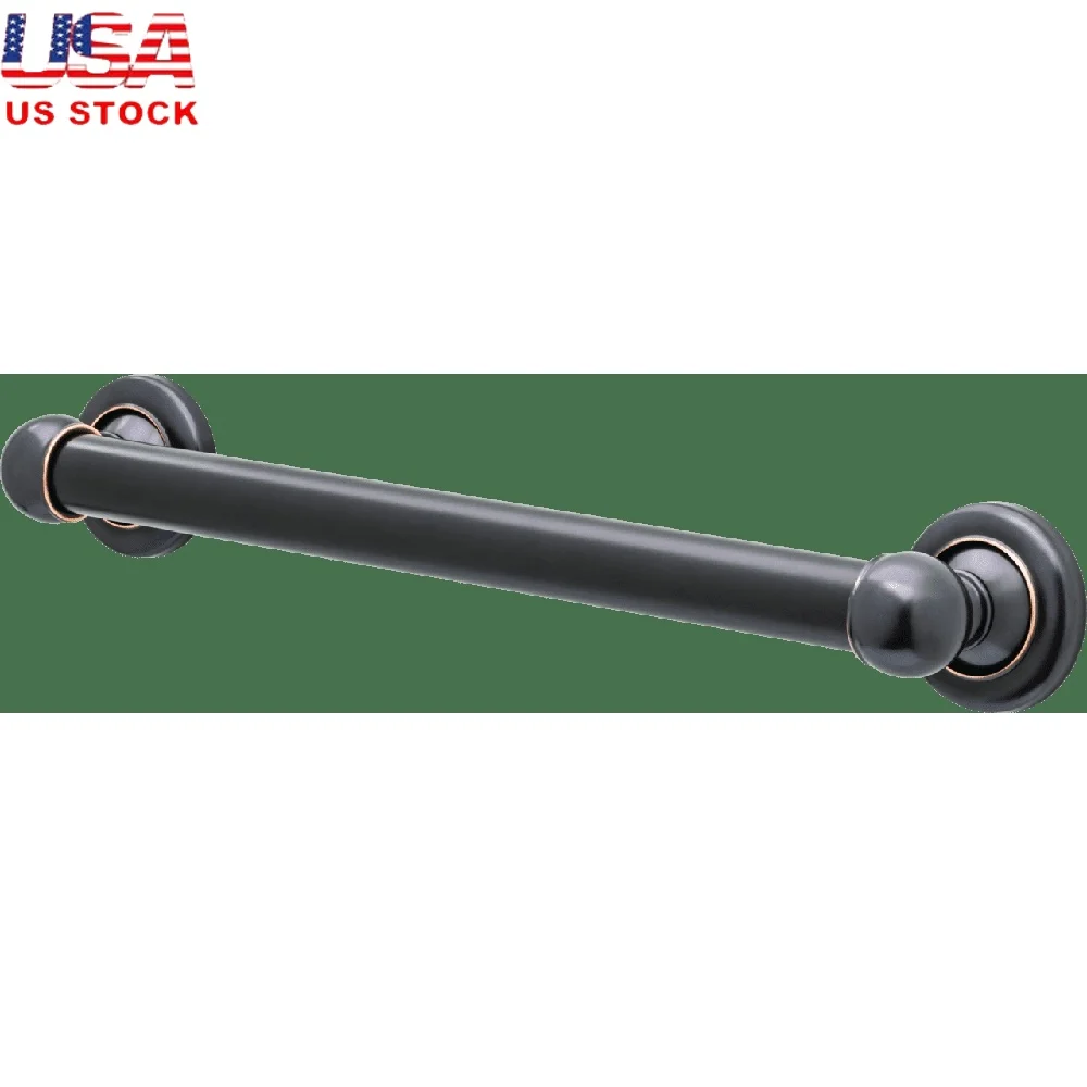 

16-дюймовый поручень для ванной комнаты, масляная бронза, прочный настенный поручень, сверхмощный аксессуар, безопасный стандарт