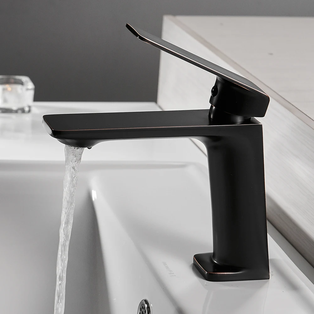 

United States,Canada G9/16 Bathroom Sink Faucet Single Handle Hole Black Faucet Basin Taps Deck Vintage Wash Mixer Tap Crane