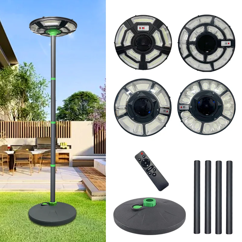 

Подвижная садовая лампа, солнечная лампа с летающей тарелкой, квадратная индукционная лампа для виллы, общественного сообщества, бытовой интегрированный уличный фонарь