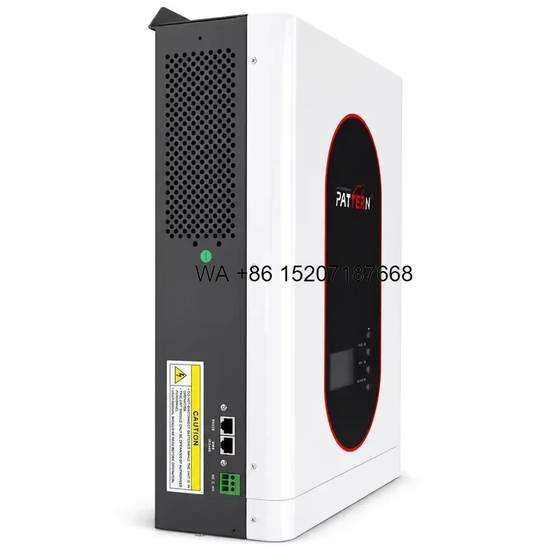 Wmwmnu for PATTERN 2.5KW 24V Low Frequency MPPT Pure Sine Wave Wall Mounted Hybrid Solar Inverter for Residential Energy
