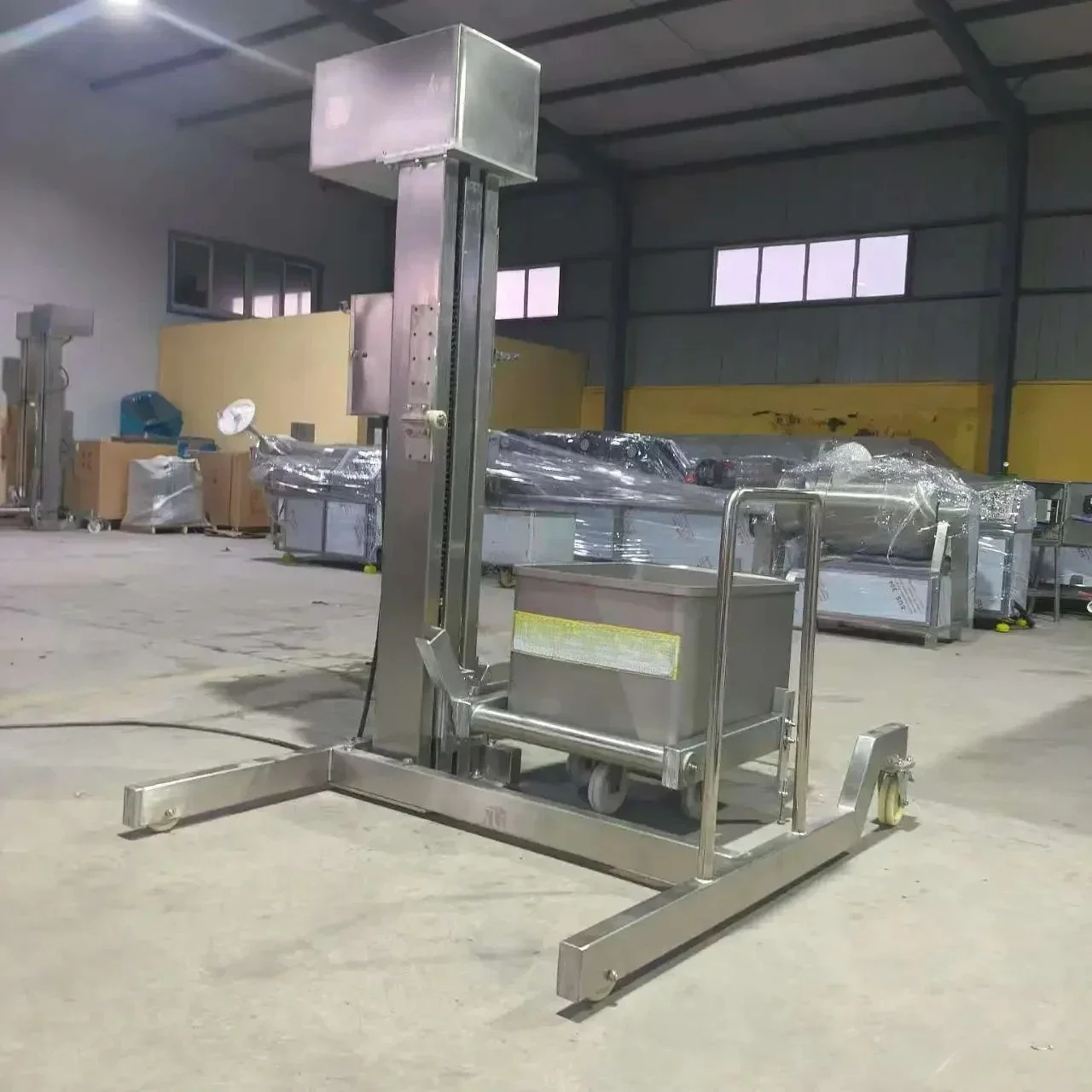 رافع صندوق اللحوم من الفولاذ المقاوم للصدأ ومغذية تحميل اللحوم رافع دلو سعر المصعد للرافعة العمودية مع الملحقات