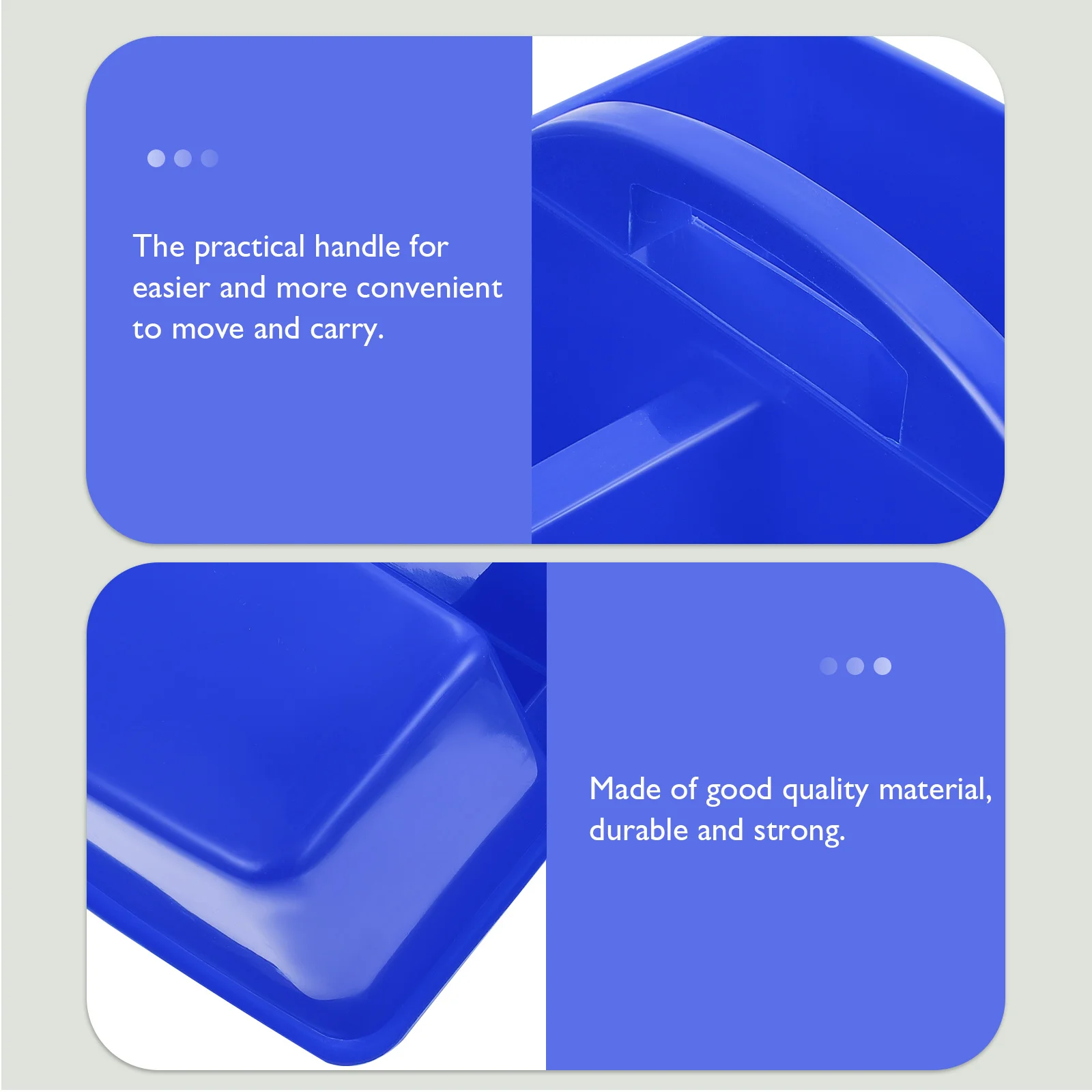 

2pcs Painting Pen Holder Organizer With Handle Large Capacity Art Supplies Storage Basket For Classroom Crayon Container Student