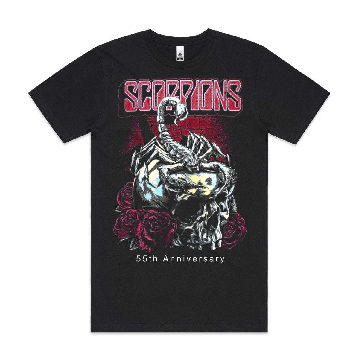 Camiseta Scorpions Band Family Tee Música Rock and Roll Hombres Mujeres Verano Camiseta para hombres Camiseta negra de algodón con cuello redondo