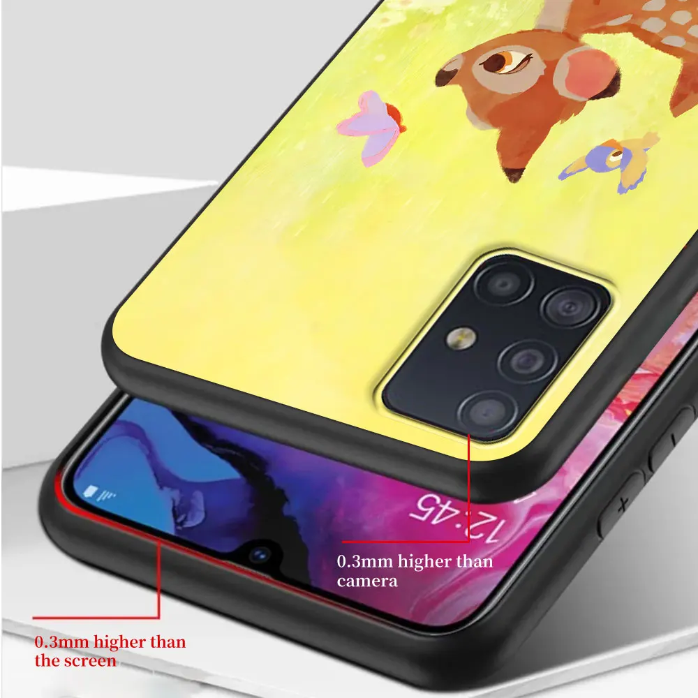 Disney Anime Bambi Case for Samsung Galaxy A51 A53 A54 A31 A52 A12 A13 A21s A22 A32 A11 A22 A33 A41 A52s A73 A14 TPU Phone Cover image 4