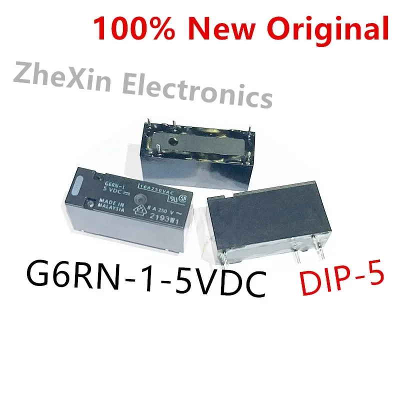 5-10PCS/Lot   G6RN-1-24VDC 、G6RN-1-12VDC 、G6RN-1-5VDC   DIP-5   New Original Power Relay   G6RN-1-DC12V、G6RN-1-DC24V、G6RN-1-DC5V