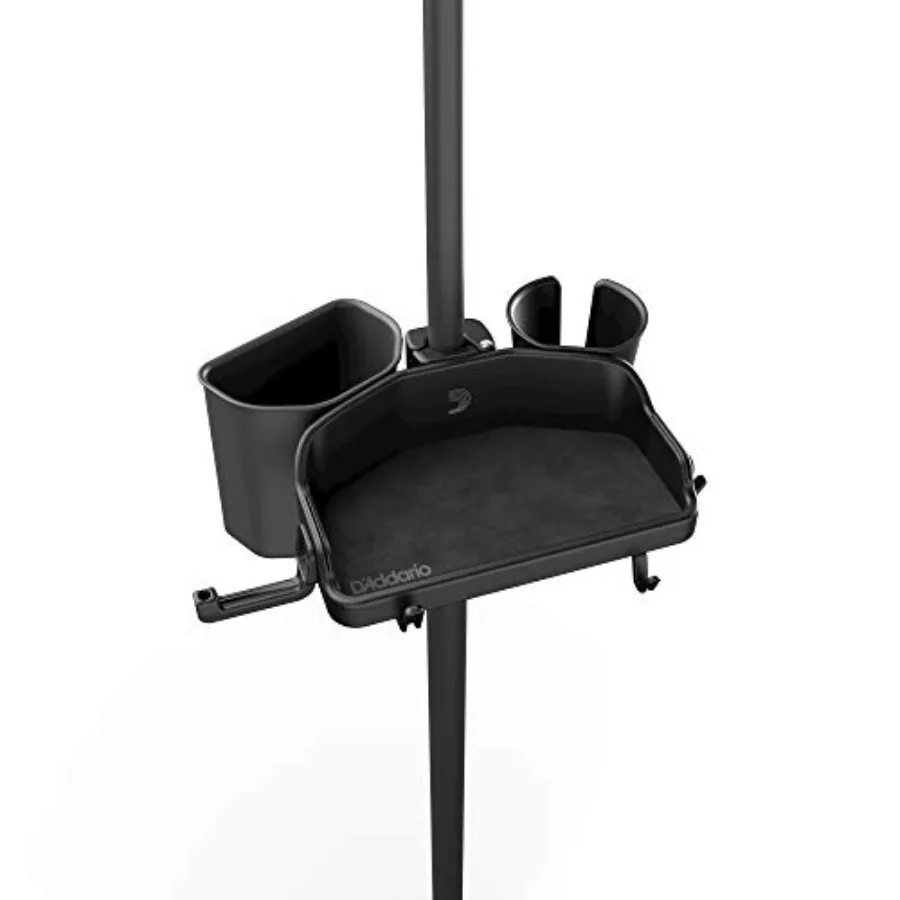 D'Addario Mic Stand Accessory System Starter Kit with Gear Tray Cup Holder and Tip Jar