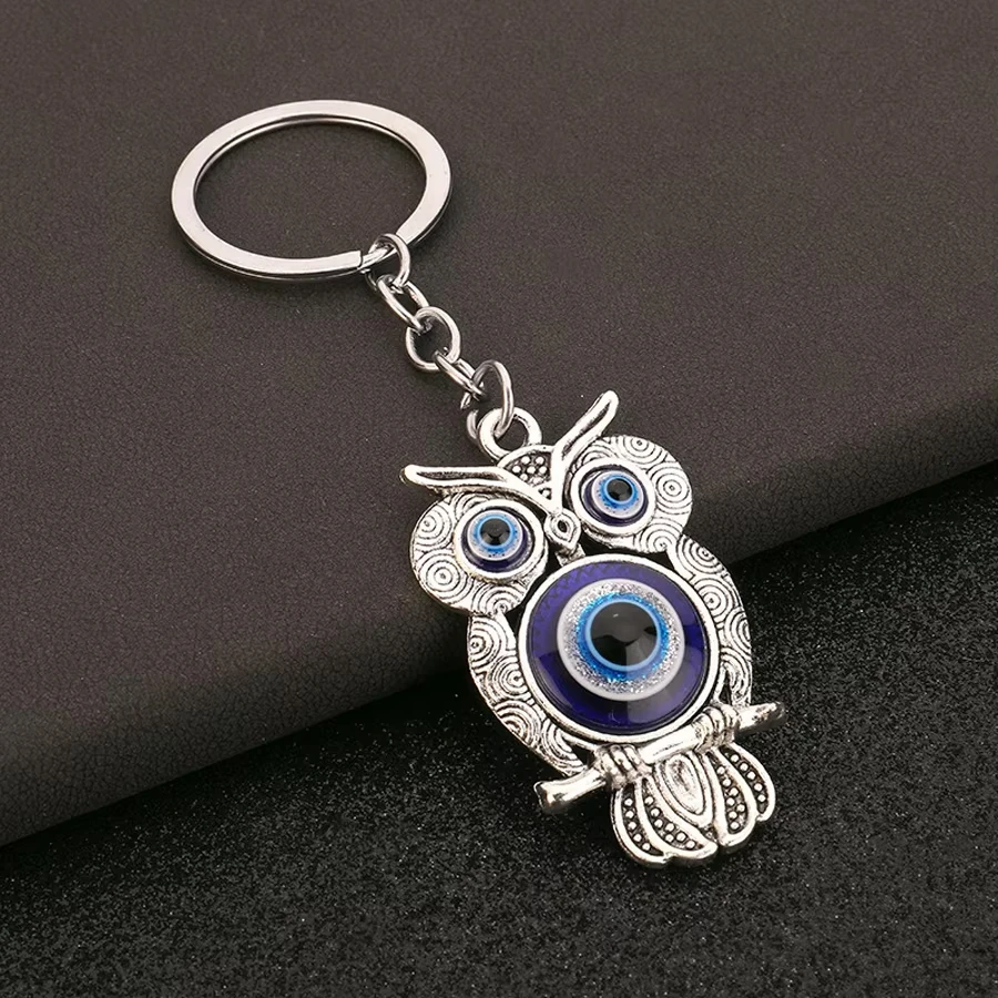 Evil Eye Hamza Hand Schlüsselanhänger aus Legierung, Glücksbringer für Geldbörsen und Rucksäcke, Schmuck für Damen und Herren als Geschenk – Detail 11
